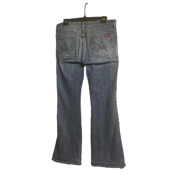 7 for all mankind Swarovski crystal ‘A’ pocket boot cut jeans - Picture 3 of 10